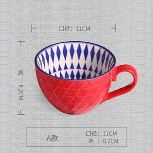 Ceramic Hand Painted Coffee Mugs
